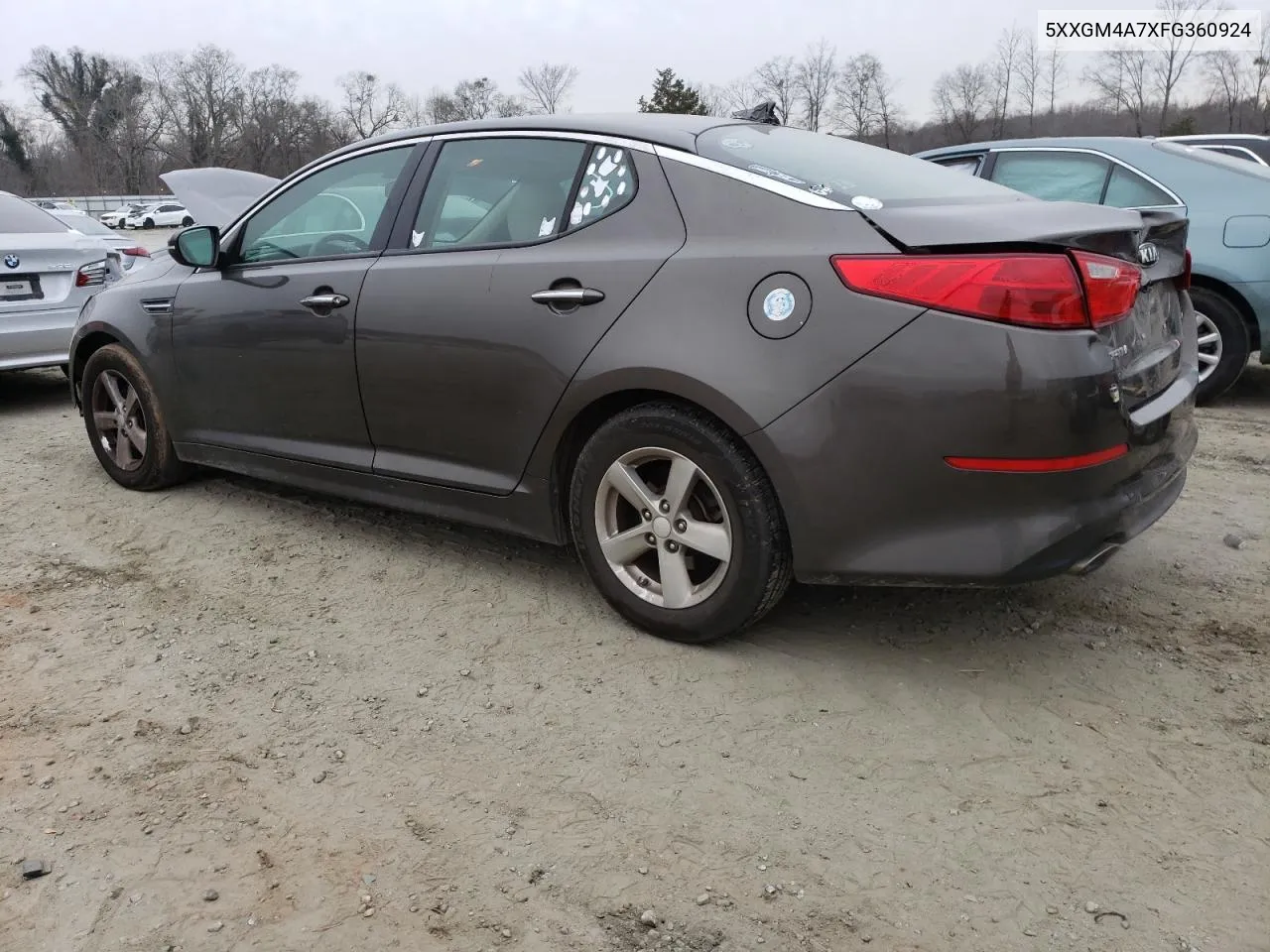 2015 Kia Optima Lx VIN: 5XXGM4A7XFG360924 Lot: 42377494