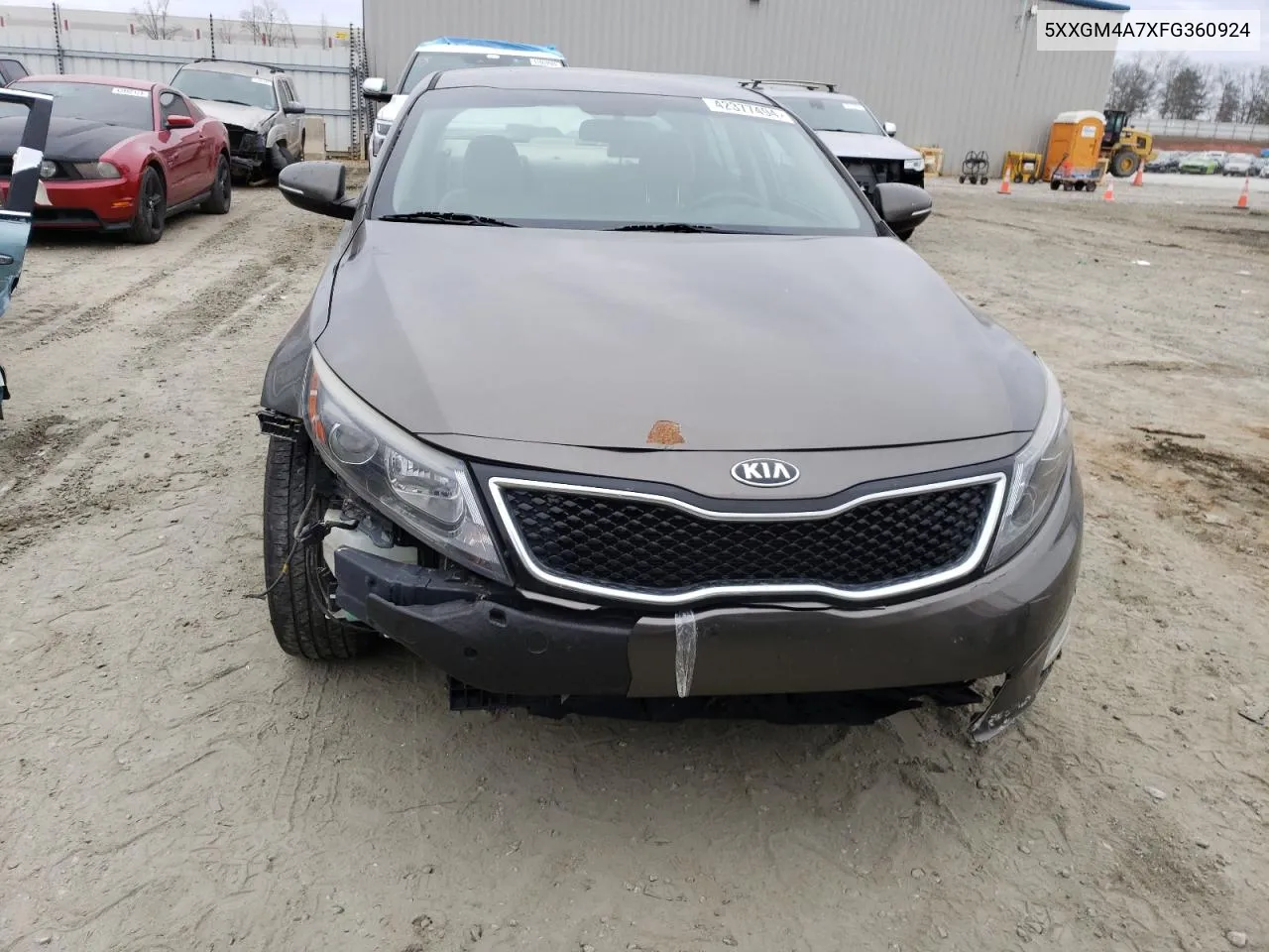 2015 Kia Optima Lx VIN: 5XXGM4A7XFG360924 Lot: 42377494