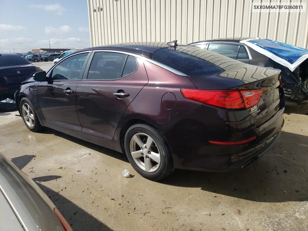 5XXGM4A78FG360811 2015 Kia Optima Lx