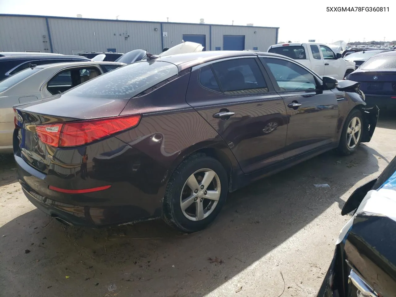 5XXGM4A78FG360811 2015 Kia Optima Lx