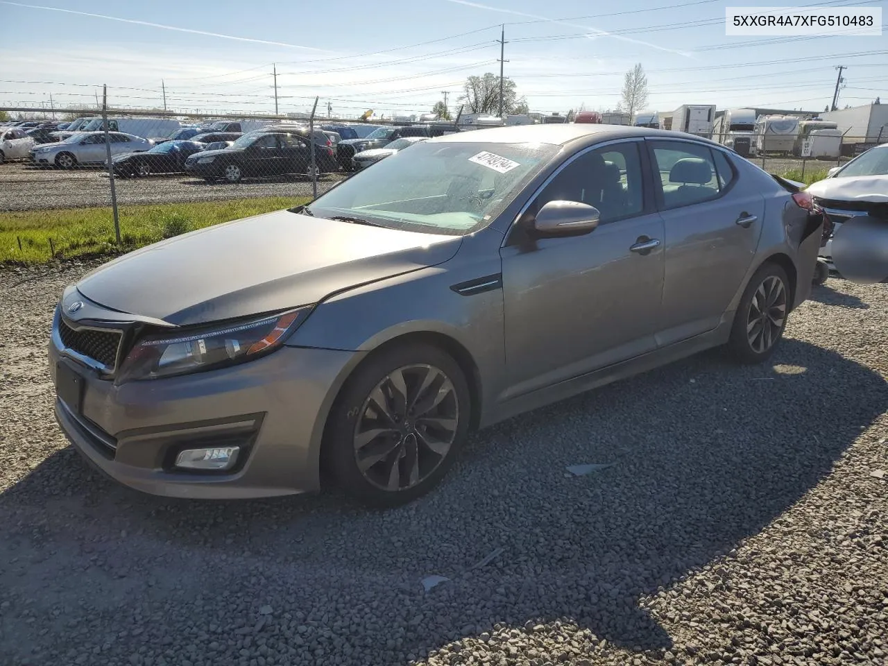 2015 Kia Optima Sx VIN: 5XXGR4A7XFG510483 Lot: 47249794