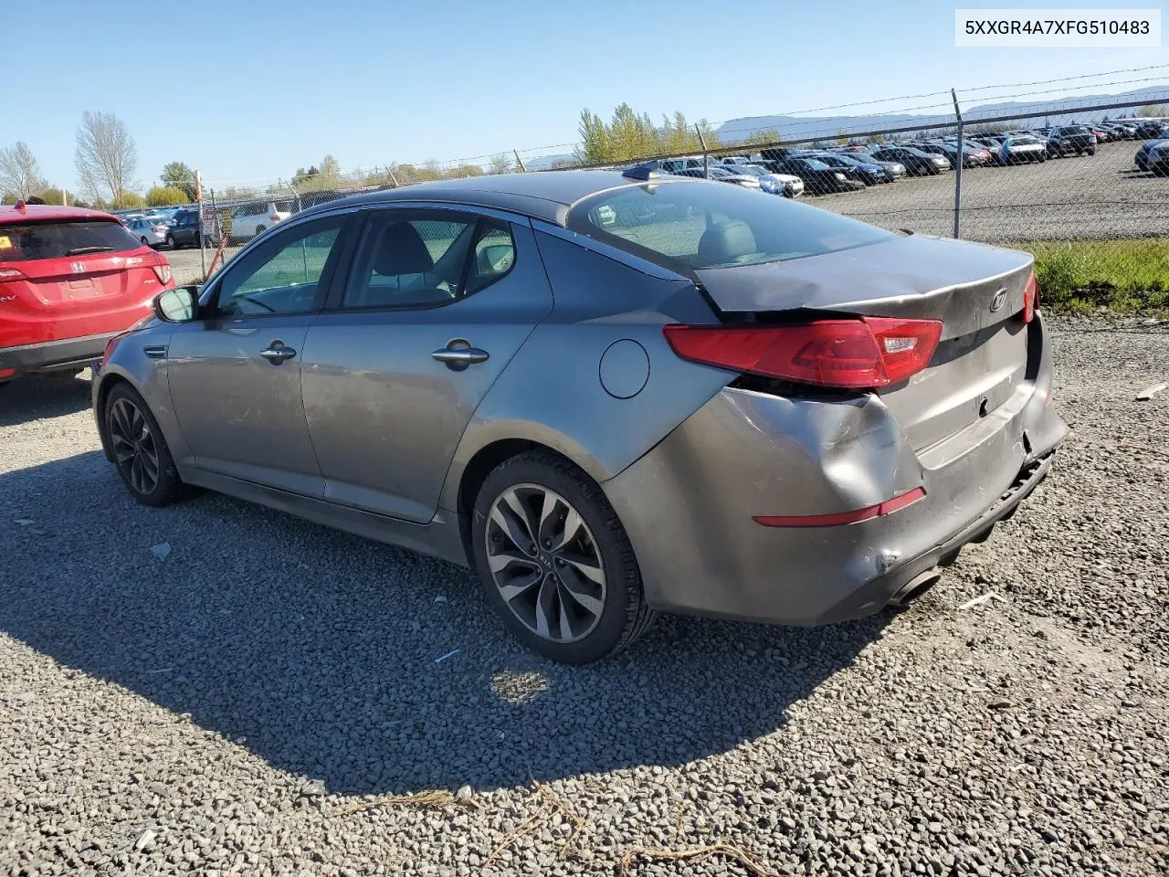 2015 Kia Optima Sx VIN: 5XXGR4A7XFG510483 Lot: 47249794