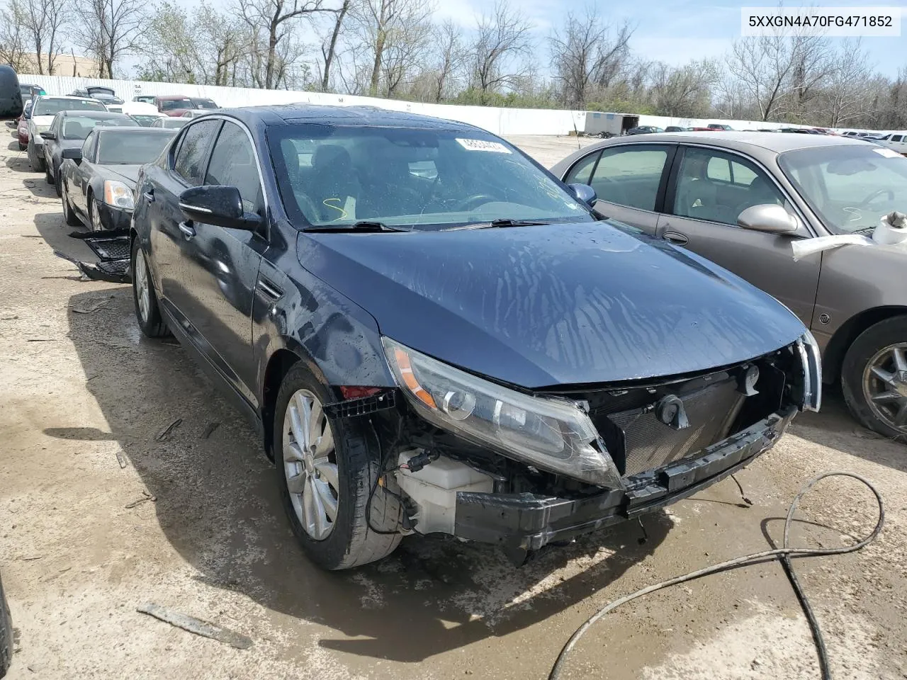 2015 Kia Optima Ex VIN: 5XXGN4A70FG471852 Lot: 48634424