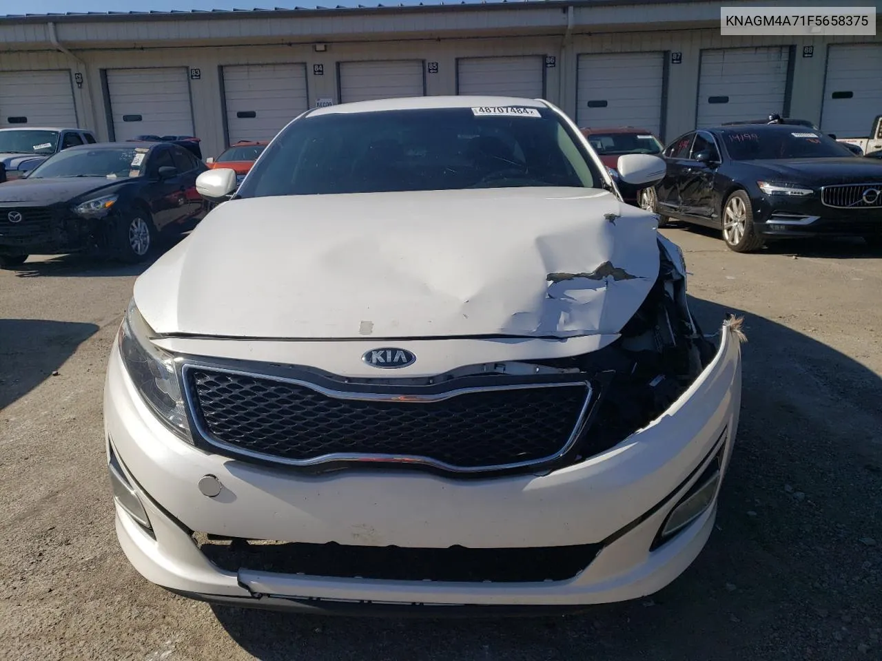 2015 Kia Optima Lx VIN: KNAGM4A71F5658375 Lot: 48707484