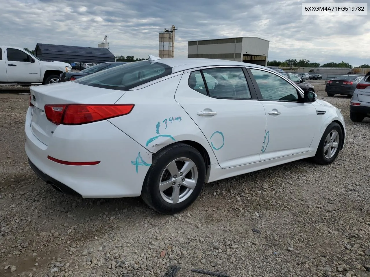 2015 Kia Optima Lx VIN: 5XXGM4A71FG519782 Lot: 55265374