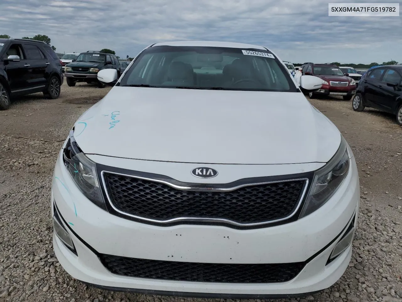 2015 Kia Optima Lx VIN: 5XXGM4A71FG519782 Lot: 55265374