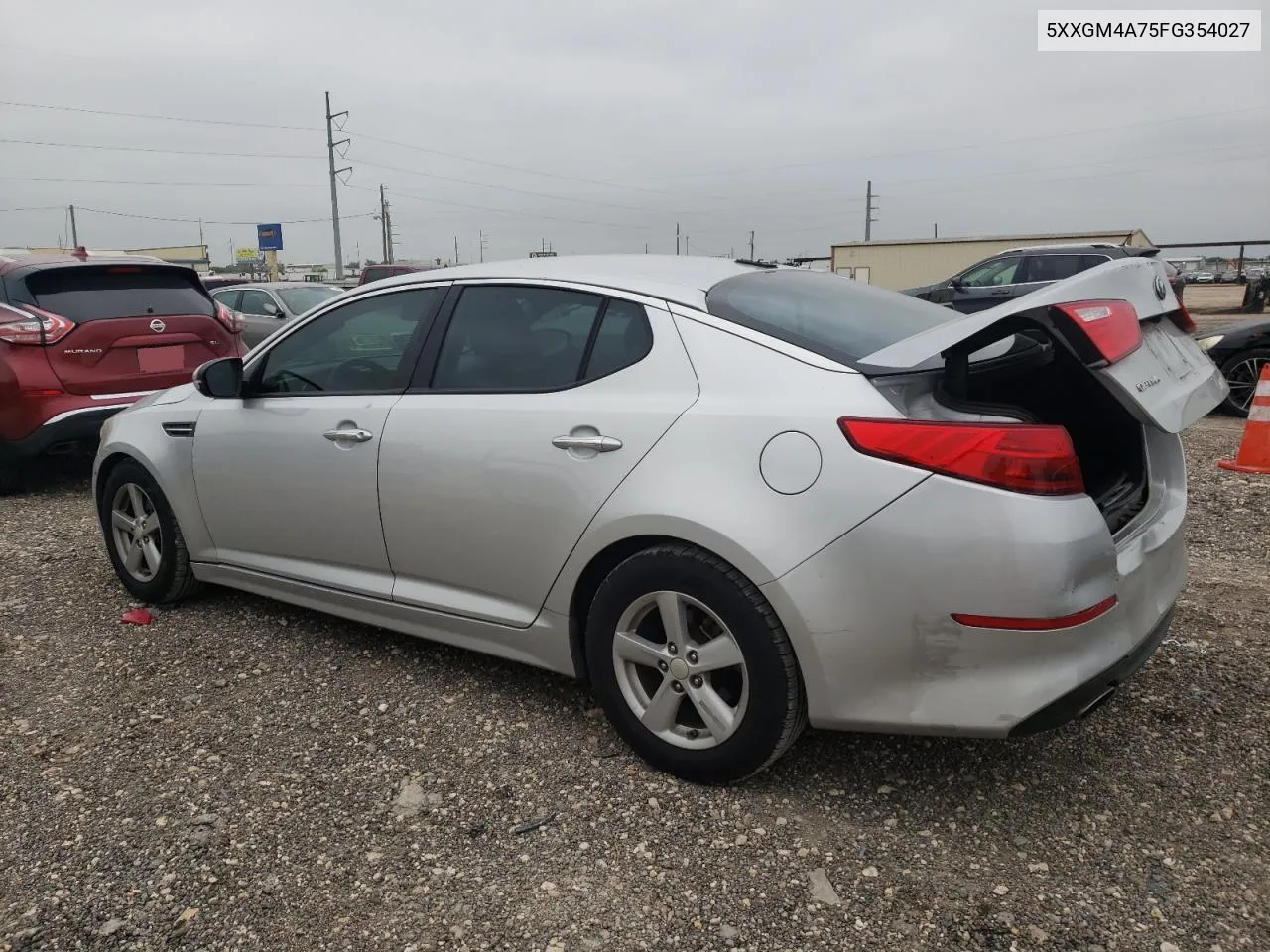 2015 Kia Optima Lx VIN: 5XXGM4A75FG354027 Lot: 55346834