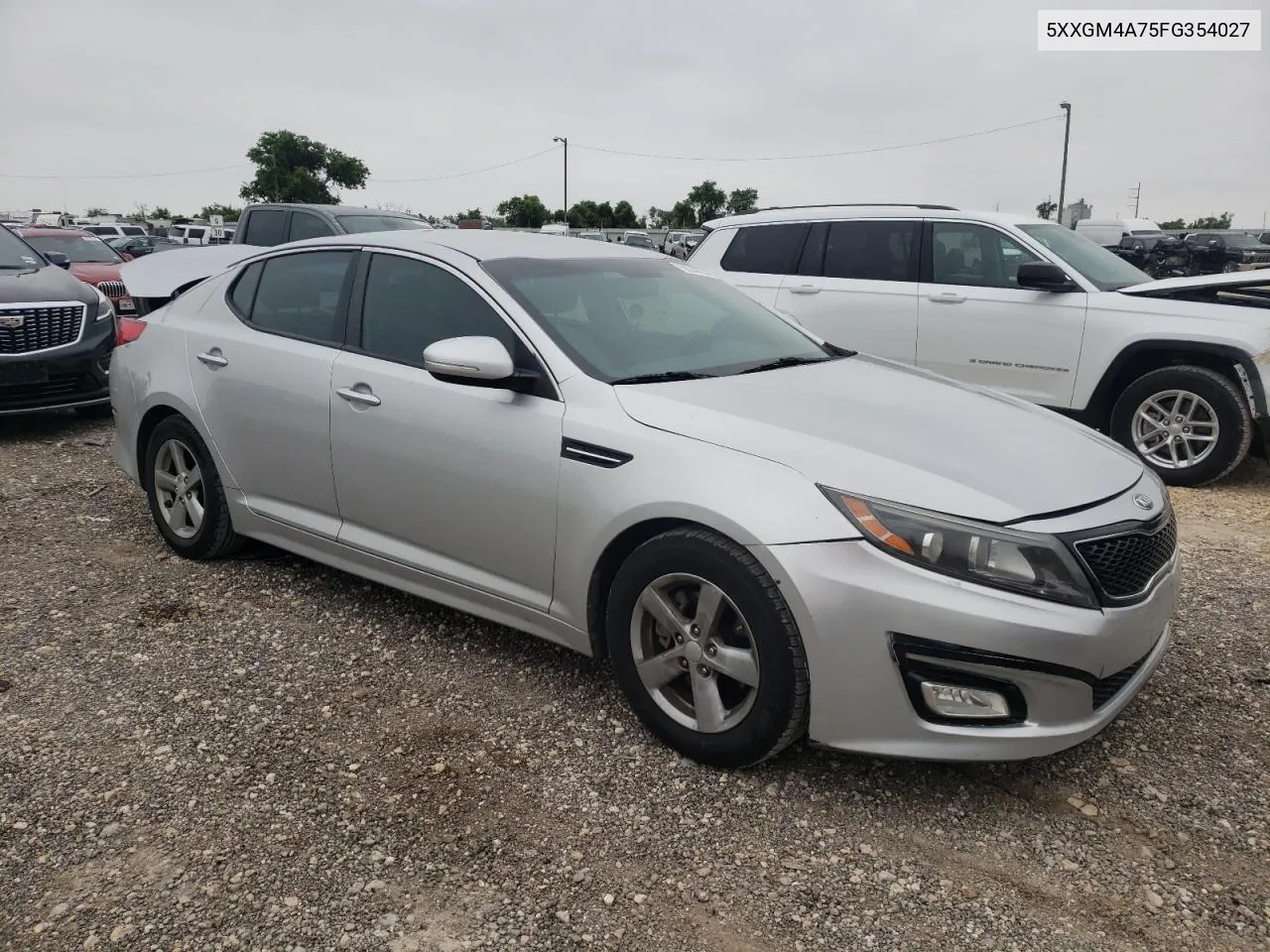 2015 Kia Optima Lx VIN: 5XXGM4A75FG354027 Lot: 55346834