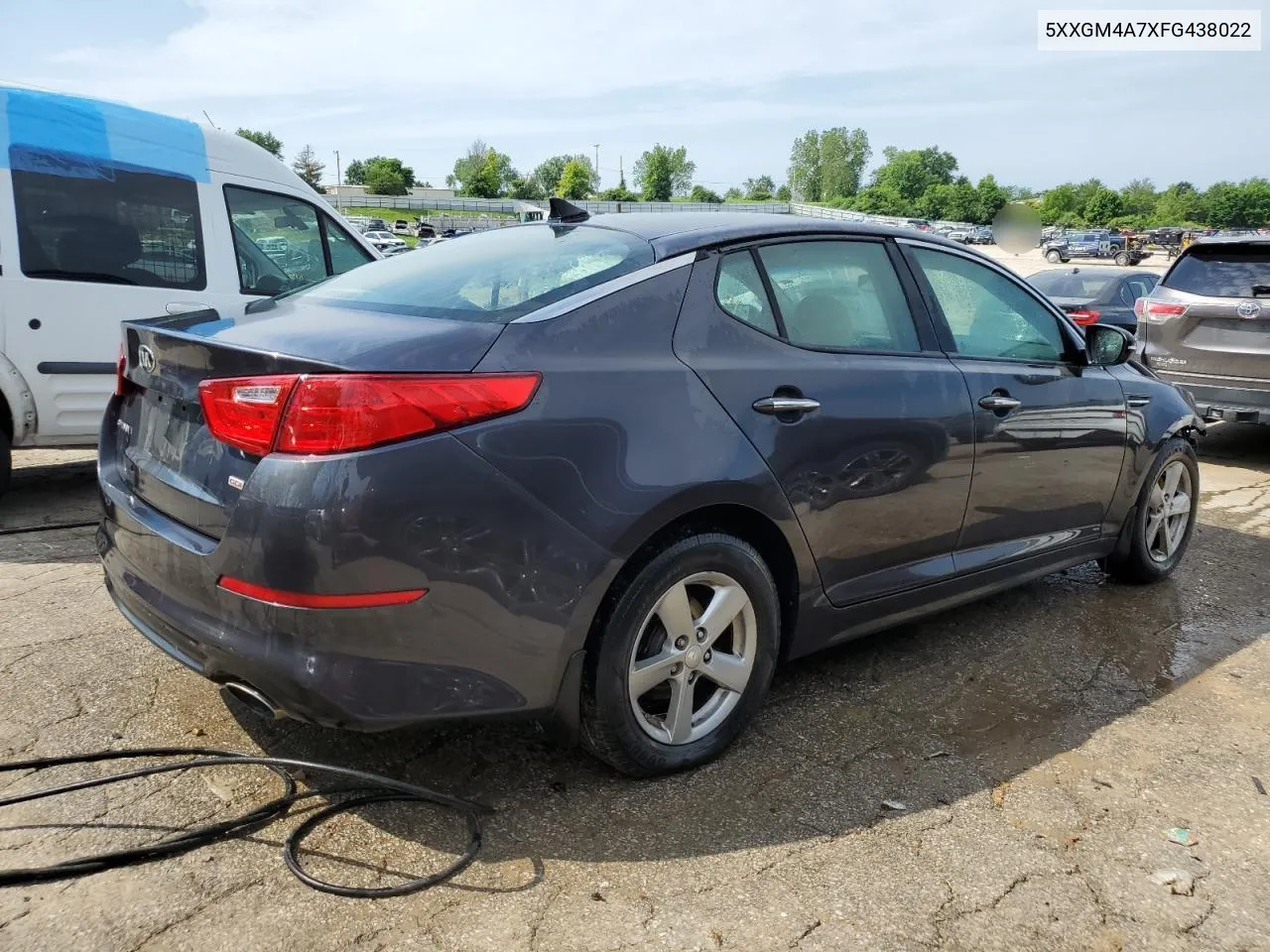 5XXGM4A7XFG438022 2015 Kia Optima Lx