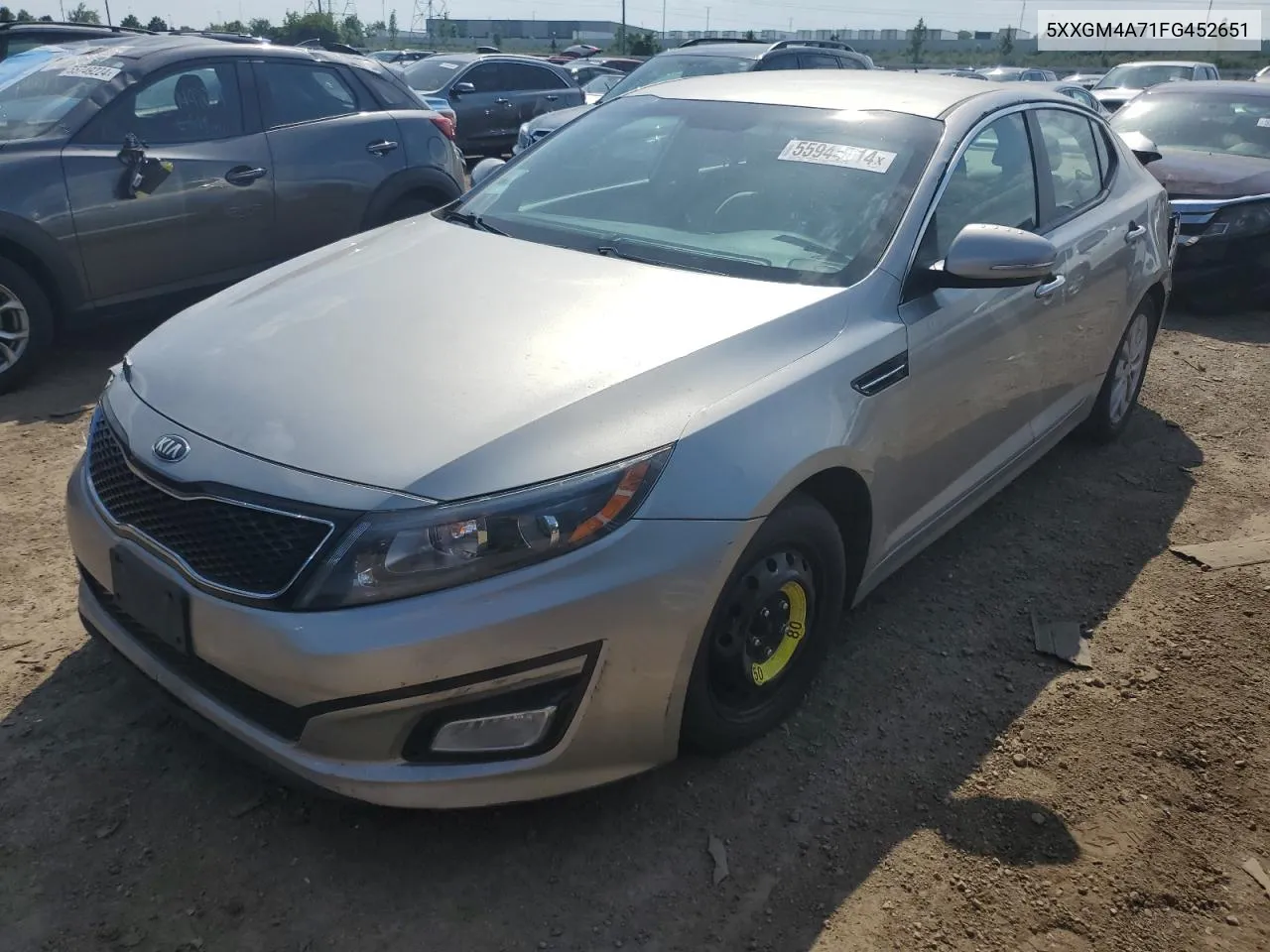 5XXGM4A71FG452651 2015 Kia Optima Lx