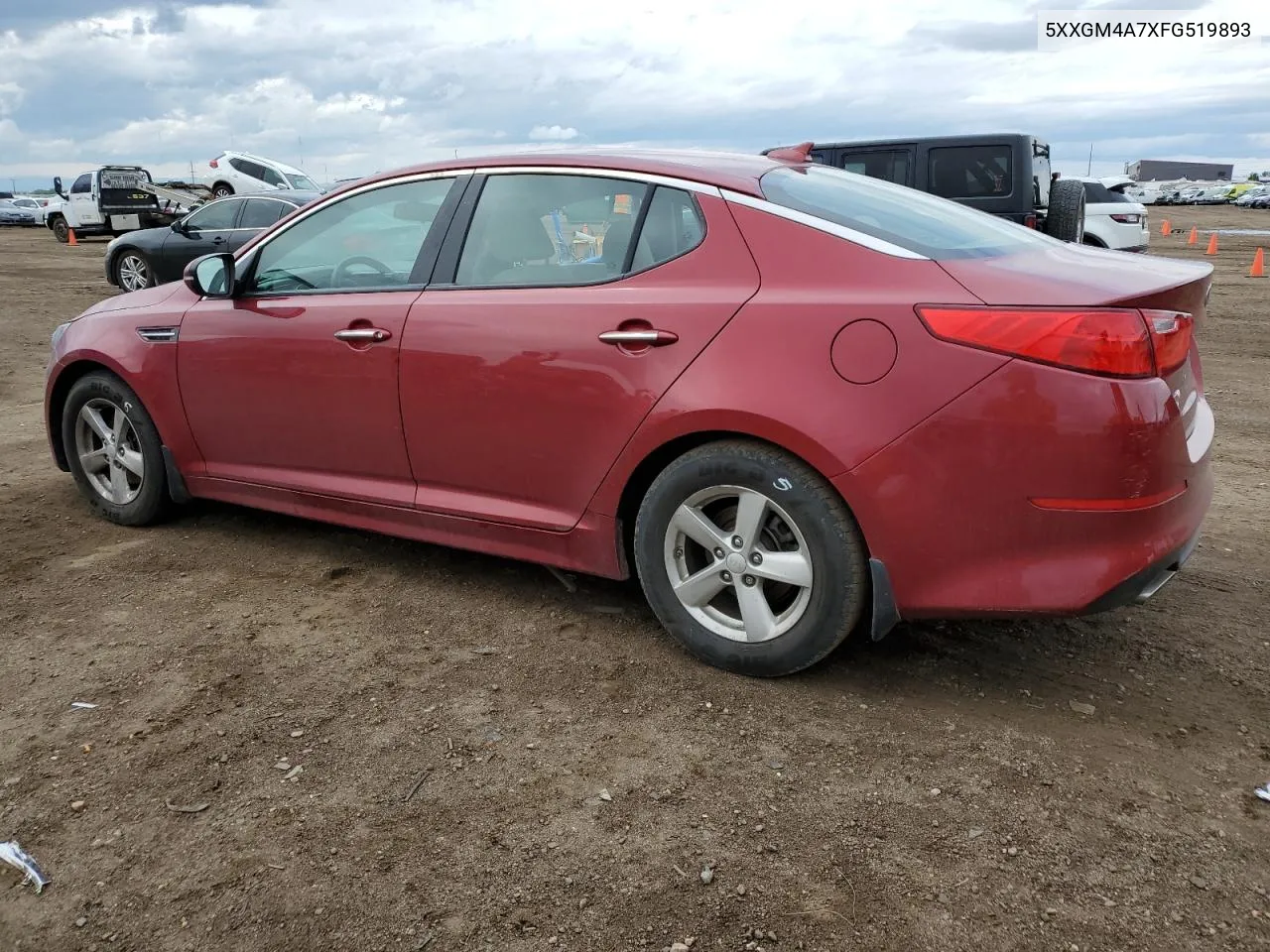 5XXGM4A7XFG519893 2015 Kia Optima Lx