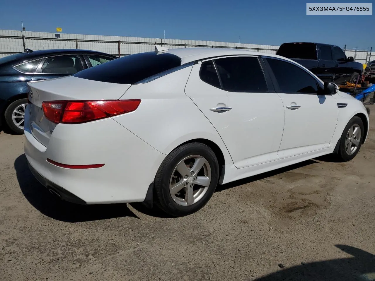 2015 Kia Optima Lx VIN: 5XXGM4A75FG476855 Lot: 56602694