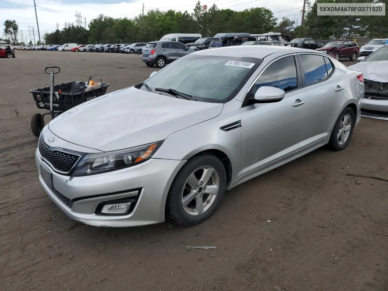 5XXGM4A78FG371520 2015 Kia Optima Lx