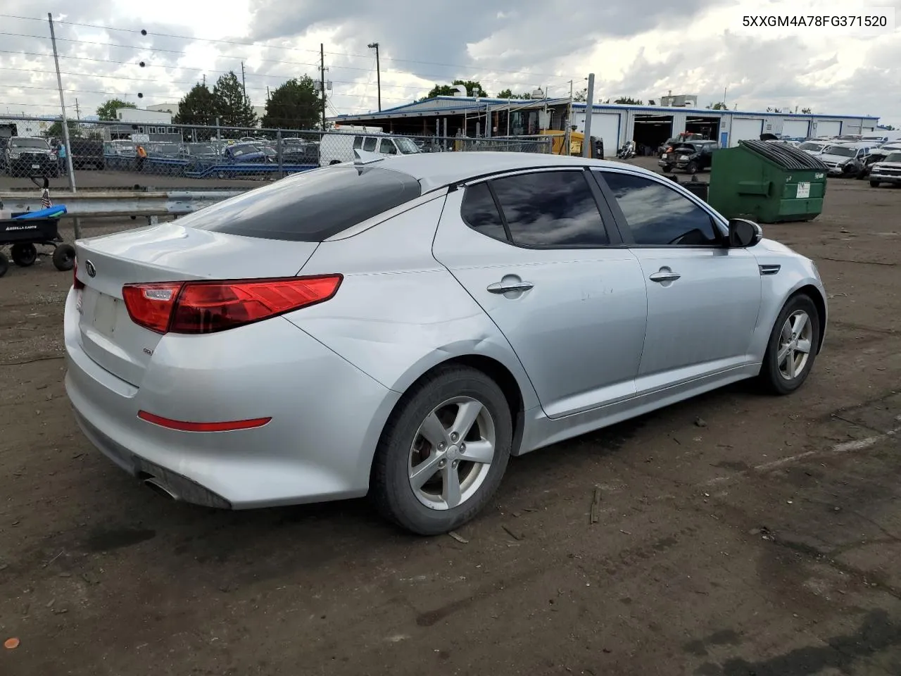 2015 Kia Optima Lx VIN: 5XXGM4A78FG371520 Lot: 57087744