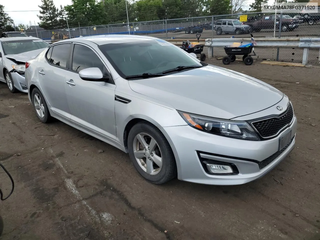 2015 Kia Optima Lx VIN: 5XXGM4A78FG371520 Lot: 57087744