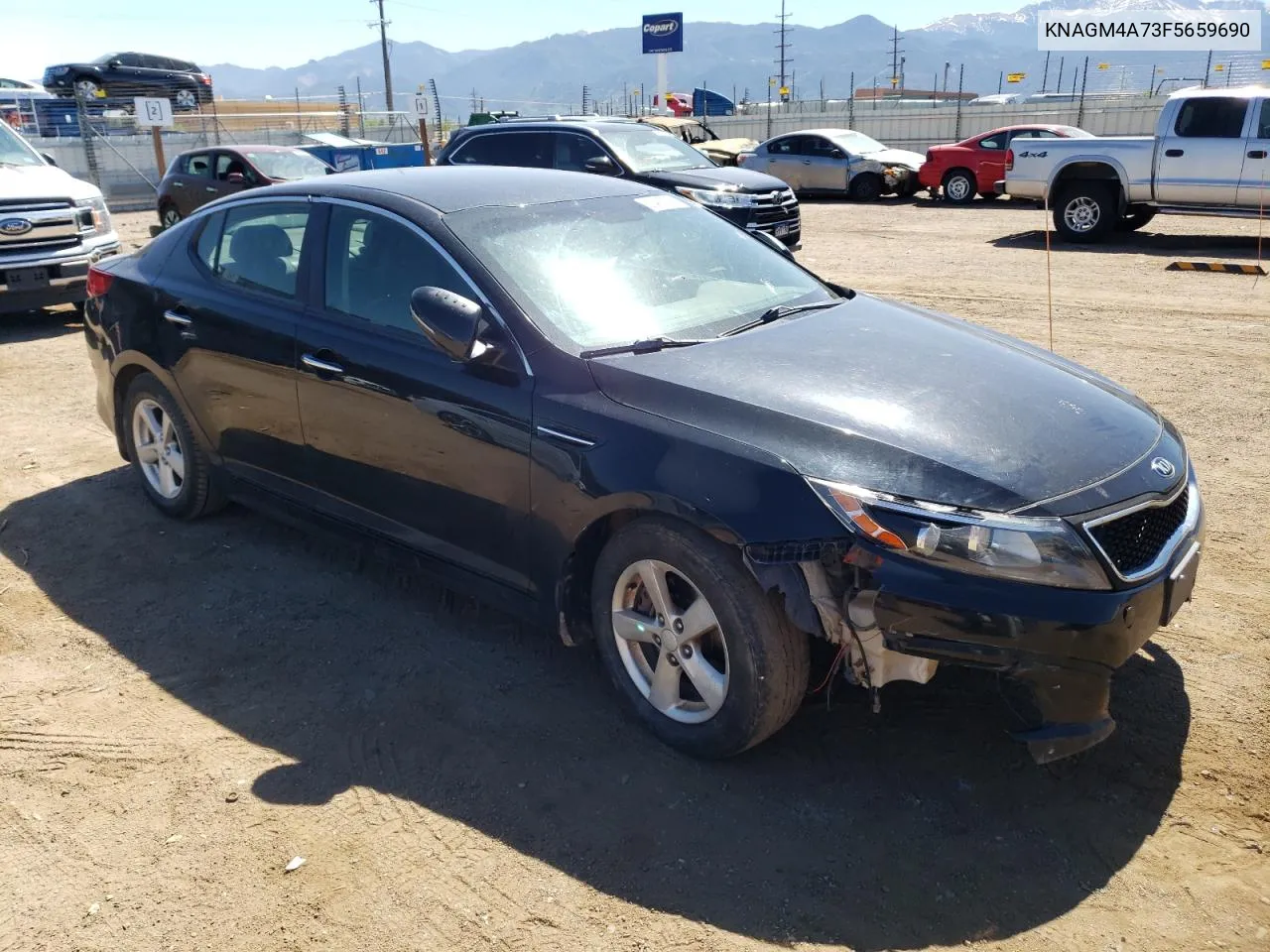 2015 Kia Optima Lx VIN: KNAGM4A73F5659690 Lot: 57405704