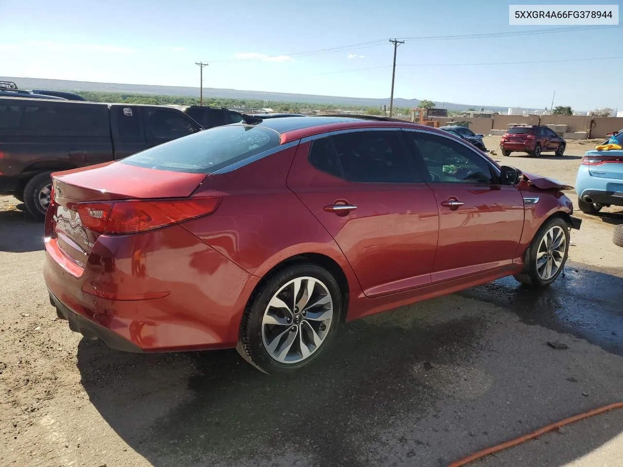 2015 Kia Optima Sx VIN: 5XXGR4A66FG378944 Lot: 57406614