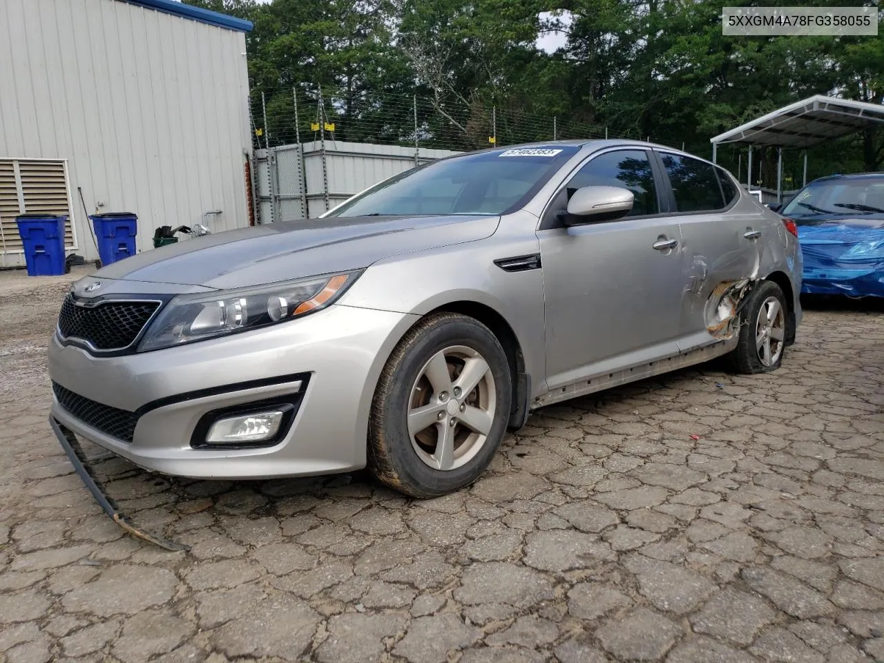 2015 Kia Optima Lx VIN: 5XXGM4A78FG358055 Lot: 57462383