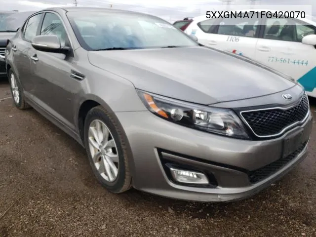 5XXGN4A71FG420070 2015 Kia Optima Ex