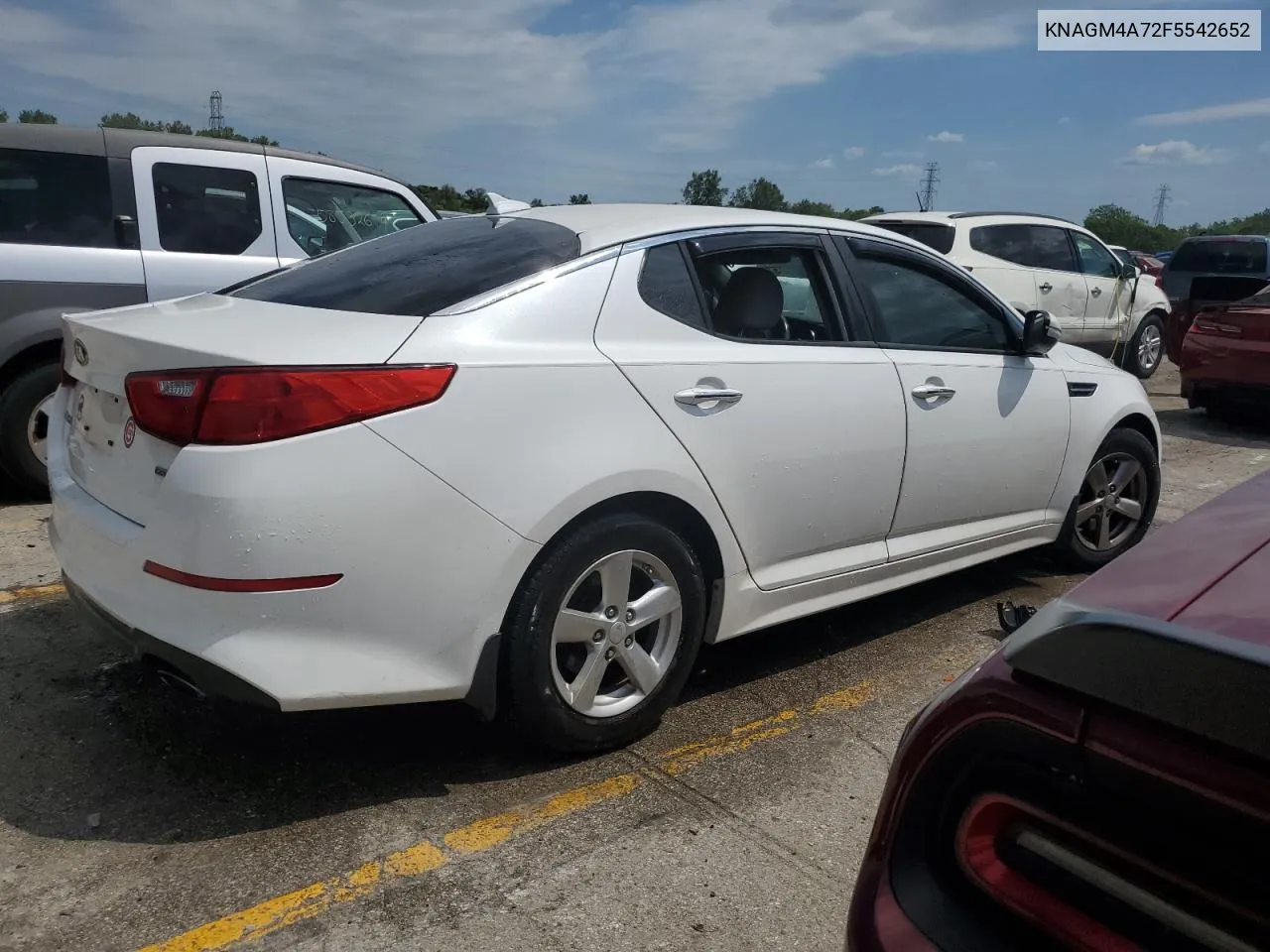 KNAGM4A72F5542652 2015 Kia Optima Lx