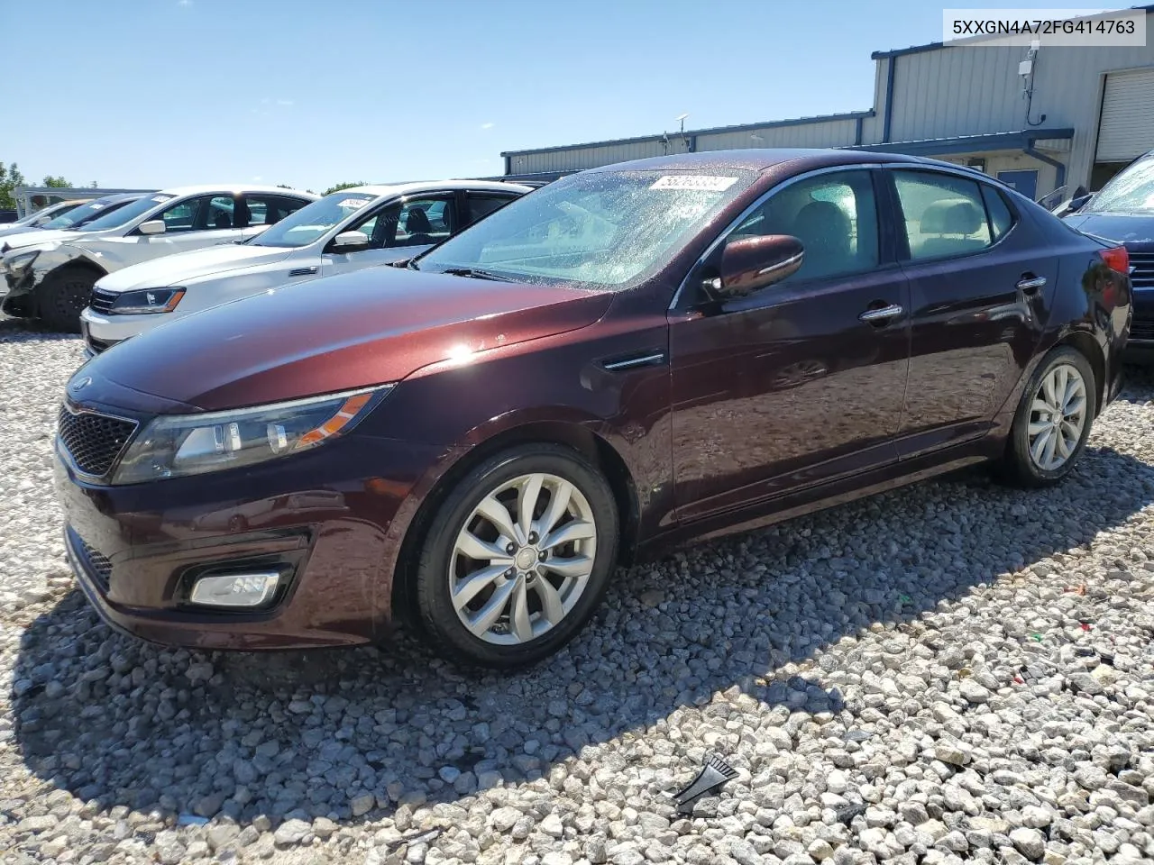 2015 Kia Optima Ex VIN: 5XXGN4A72FG414763 Lot: 58263334