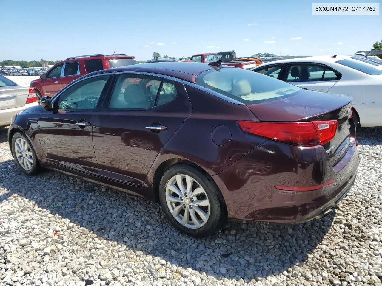 2015 Kia Optima Ex VIN: 5XXGN4A72FG414763 Lot: 58263334