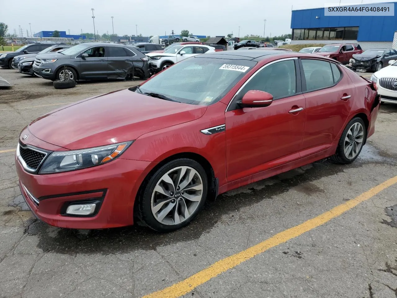 5XXGR4A64FG408491 2015 Kia Optima Sx