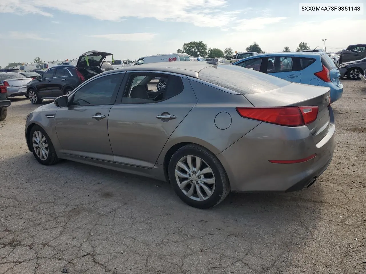 5XXGM4A73FG351143 2015 Kia Optima Lx