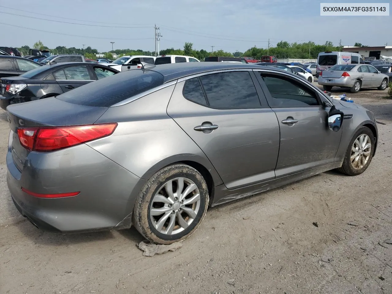 2015 Kia Optima Lx VIN: 5XXGM4A73FG351143 Lot: 59652614