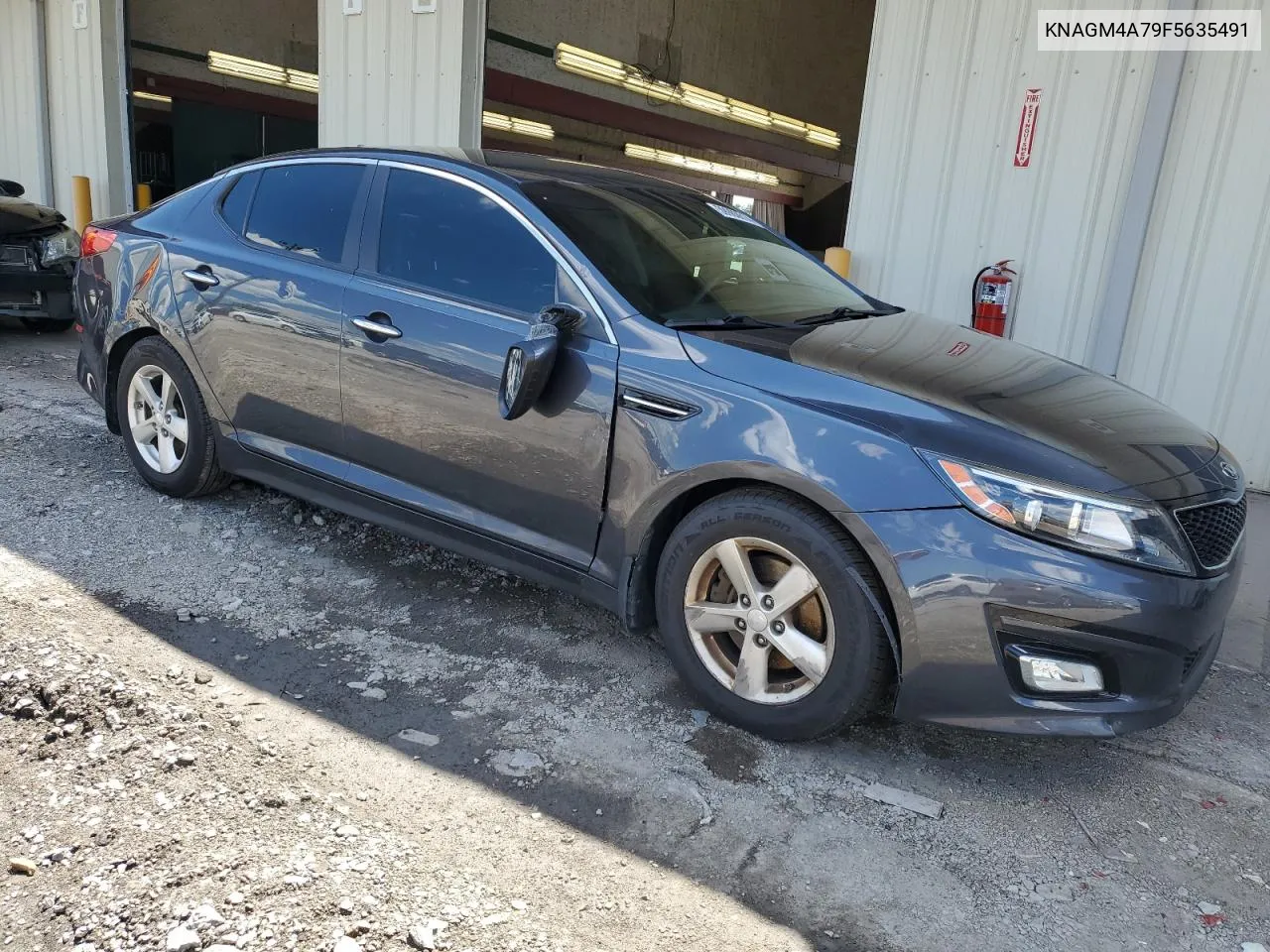 2015 Kia Optima Lx VIN: KNAGM4A79F5635491 Lot: 59980614