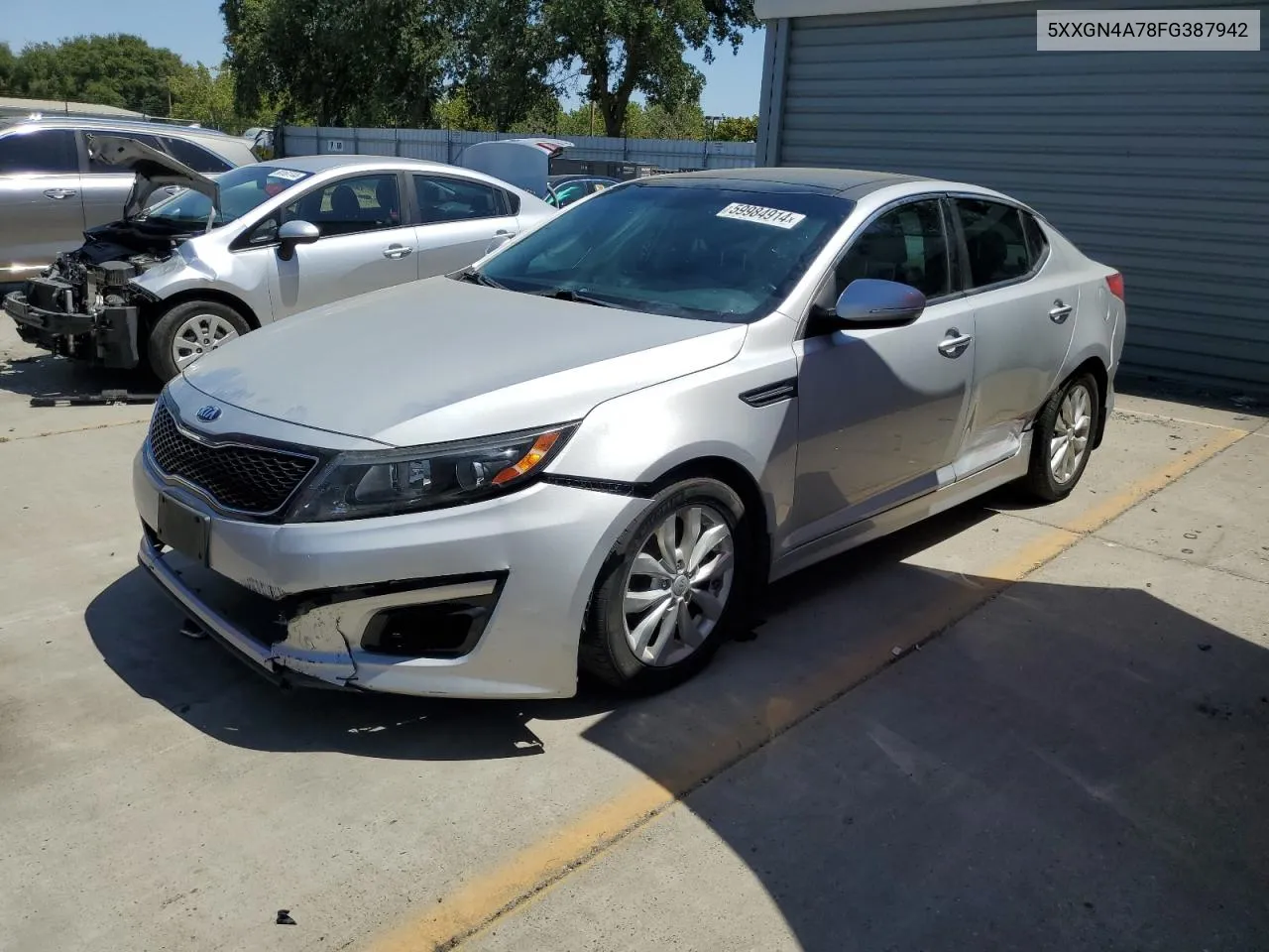 2015 Kia Optima Ex VIN: 5XXGN4A78FG387942 Lot: 59984914