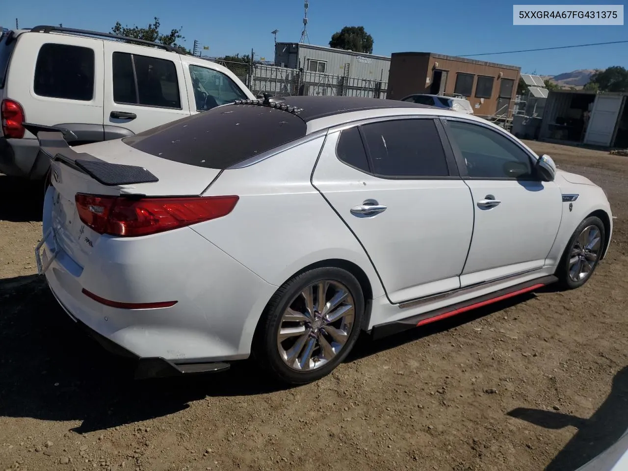 2015 Kia Optima Sx VIN: 5XXGR4A67FG431375 Lot: 60426254