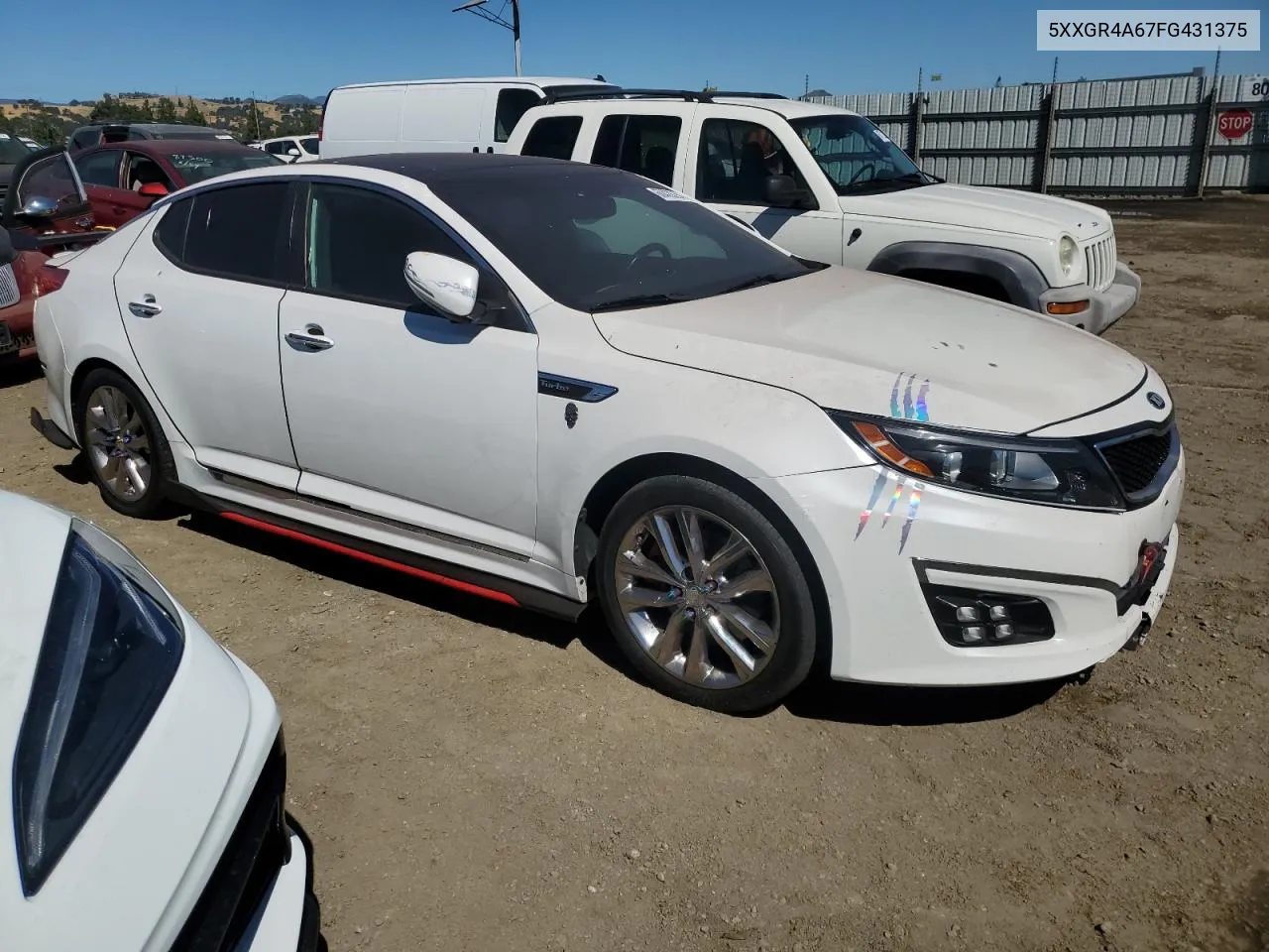 2015 Kia Optima Sx VIN: 5XXGR4A67FG431375 Lot: 60426254