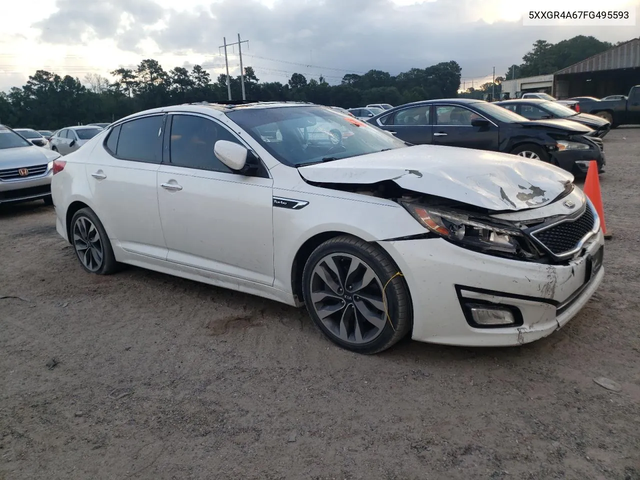 2015 Kia Optima Sx VIN: 5XXGR4A67FG495593 Lot: 60524074