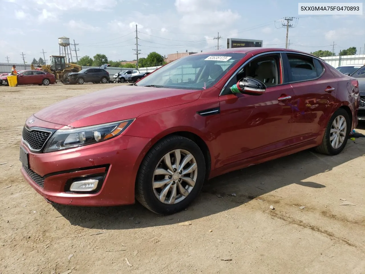 5XXGM4A75FG470893 2015 Kia Optima Lx