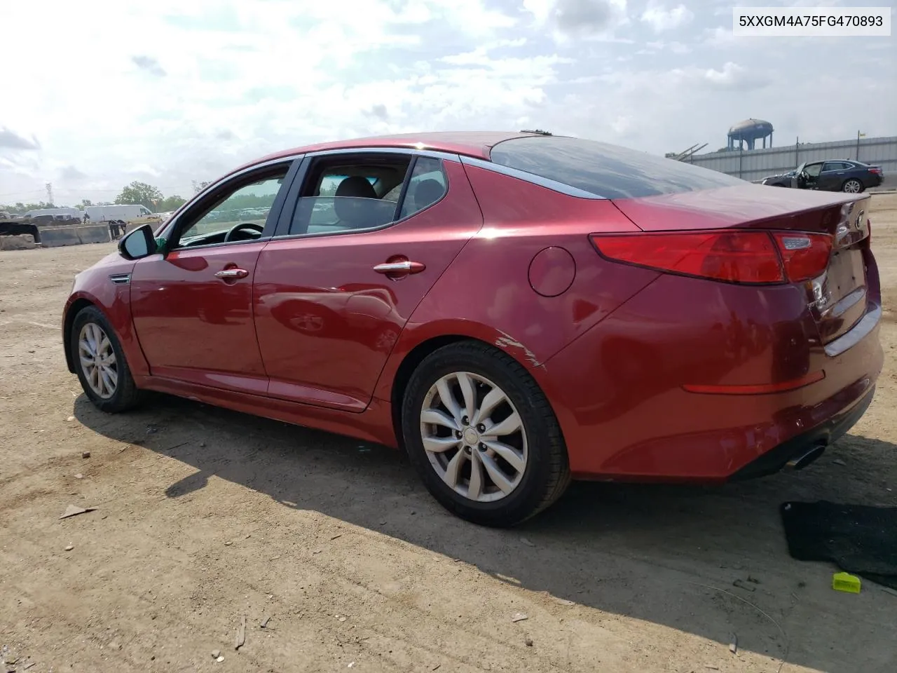 5XXGM4A75FG470893 2015 Kia Optima Lx