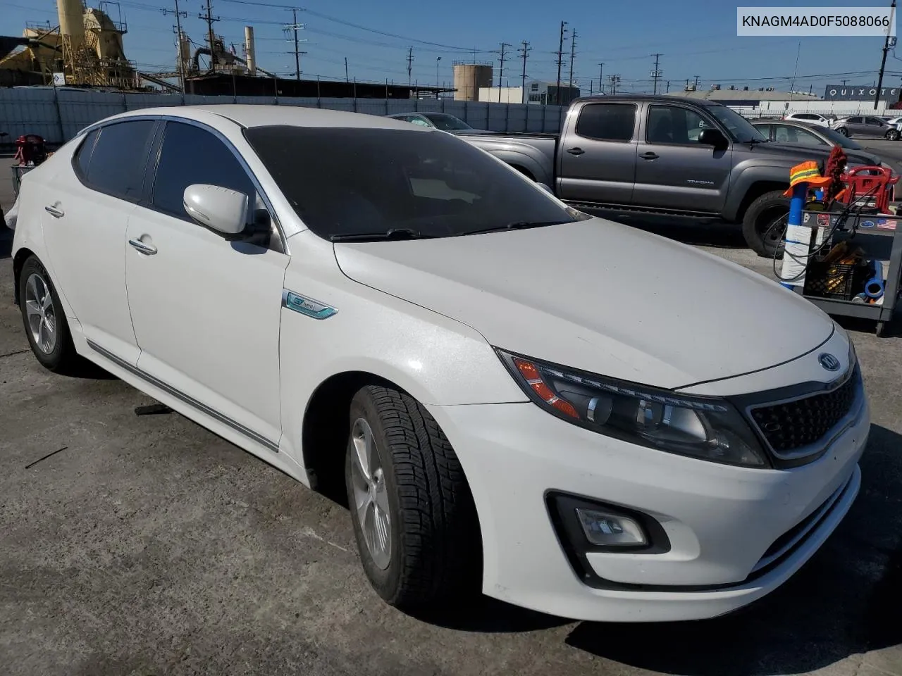 2015 Kia Optima Hybrid VIN: KNAGM4AD0F5088066 Lot: 60772154