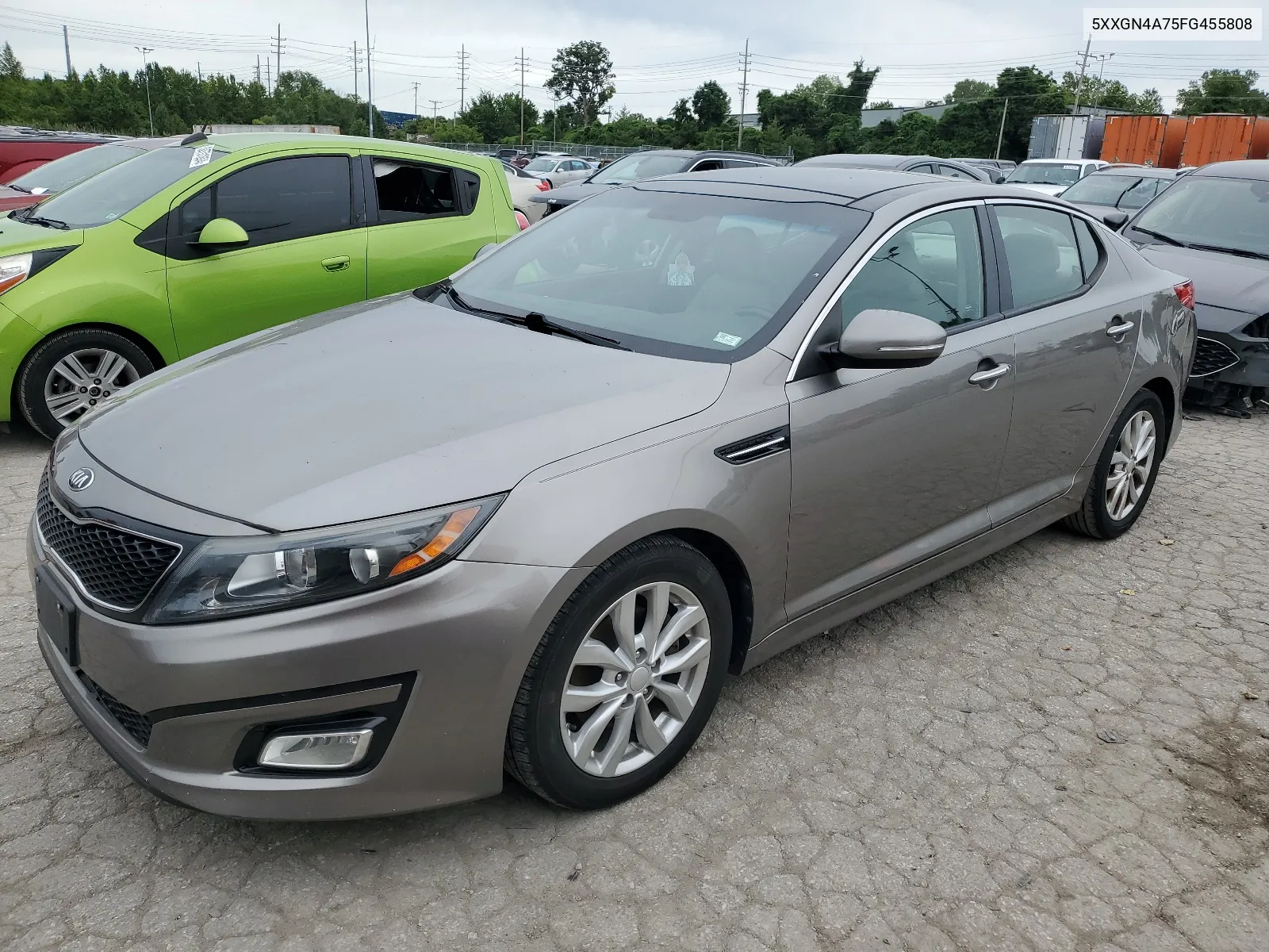 2015 Kia Optima Ex VIN: 5XXGN4A75FG455808 Lot: 60848114