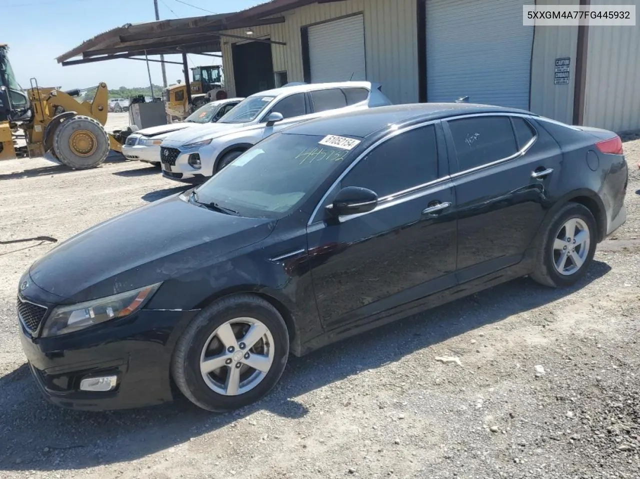 2015 Kia Optima Lx VIN: 5XXGM4A77FG445932 Lot: 61052154