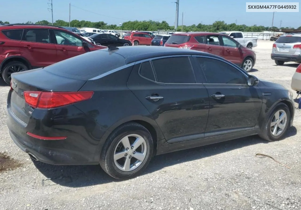 2015 Kia Optima Lx VIN: 5XXGM4A77FG445932 Lot: 61052154