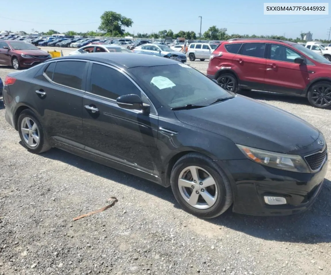 2015 Kia Optima Lx VIN: 5XXGM4A77FG445932 Lot: 61052154