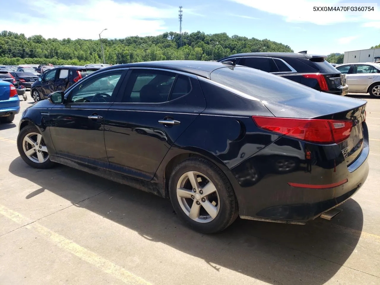 2015 Kia Optima Lx VIN: 5XXGM4A70FG360754 Lot: 61289374