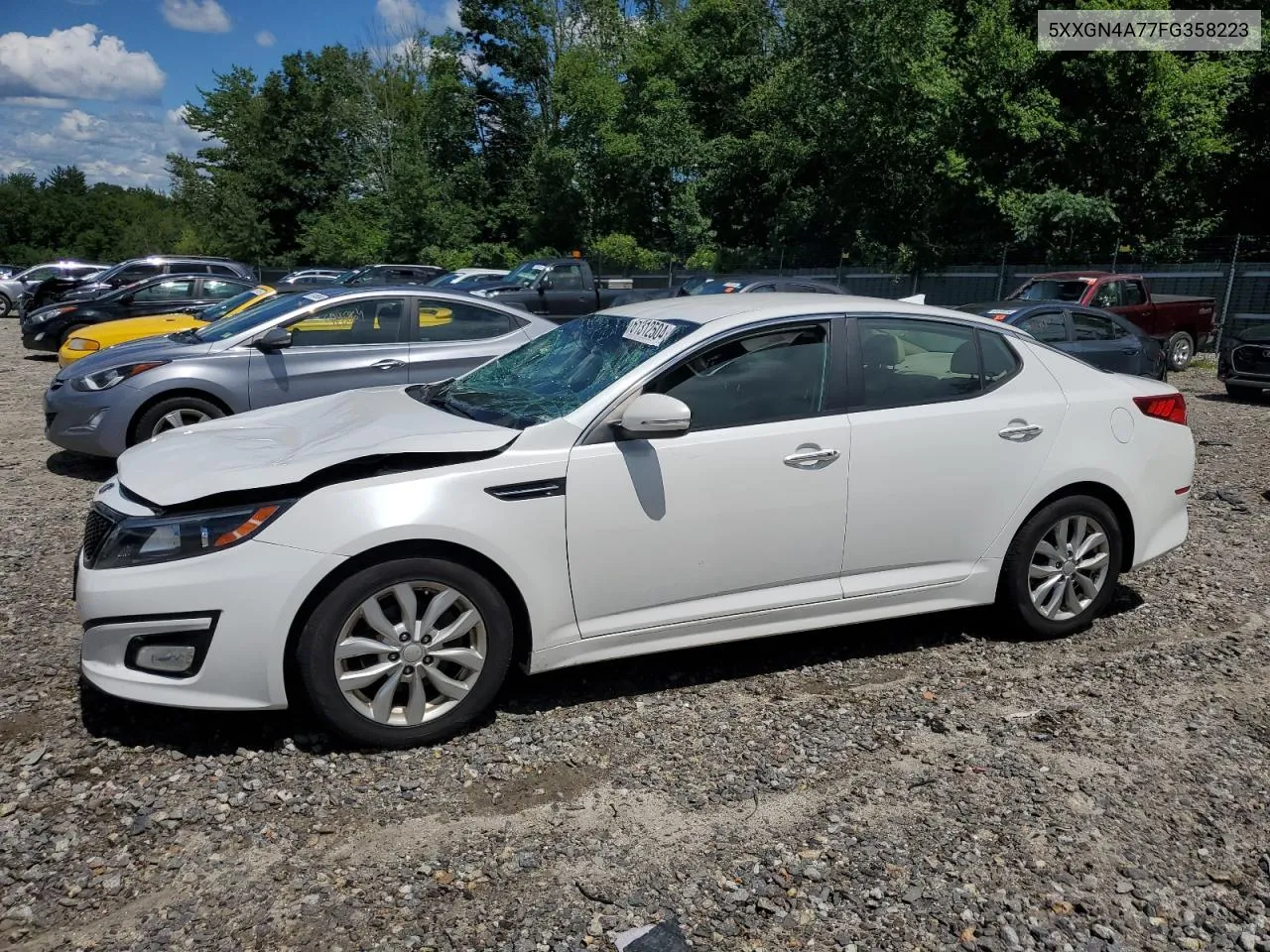 2015 Kia Optima Ex VIN: 5XXGN4A77FG358223 Lot: 61312504