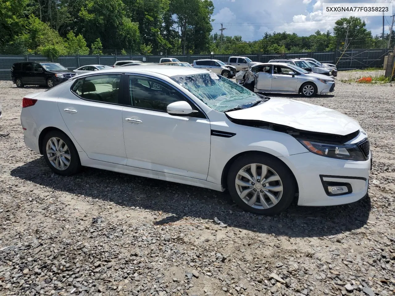 2015 Kia Optima Ex VIN: 5XXGN4A77FG358223 Lot: 61312504