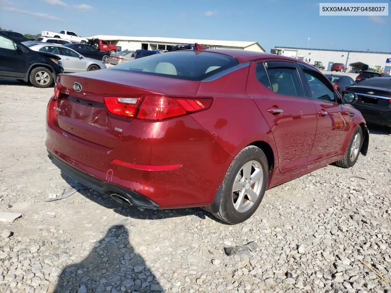 5XXGM4A72FG458037 2015 Kia Optima Lx