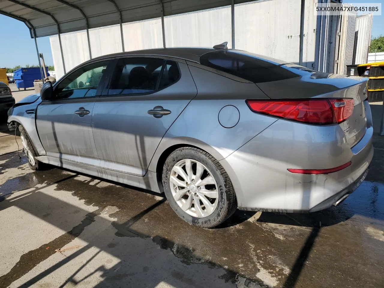 5XXGM4A7XFG451885 2015 Kia Optima Lx