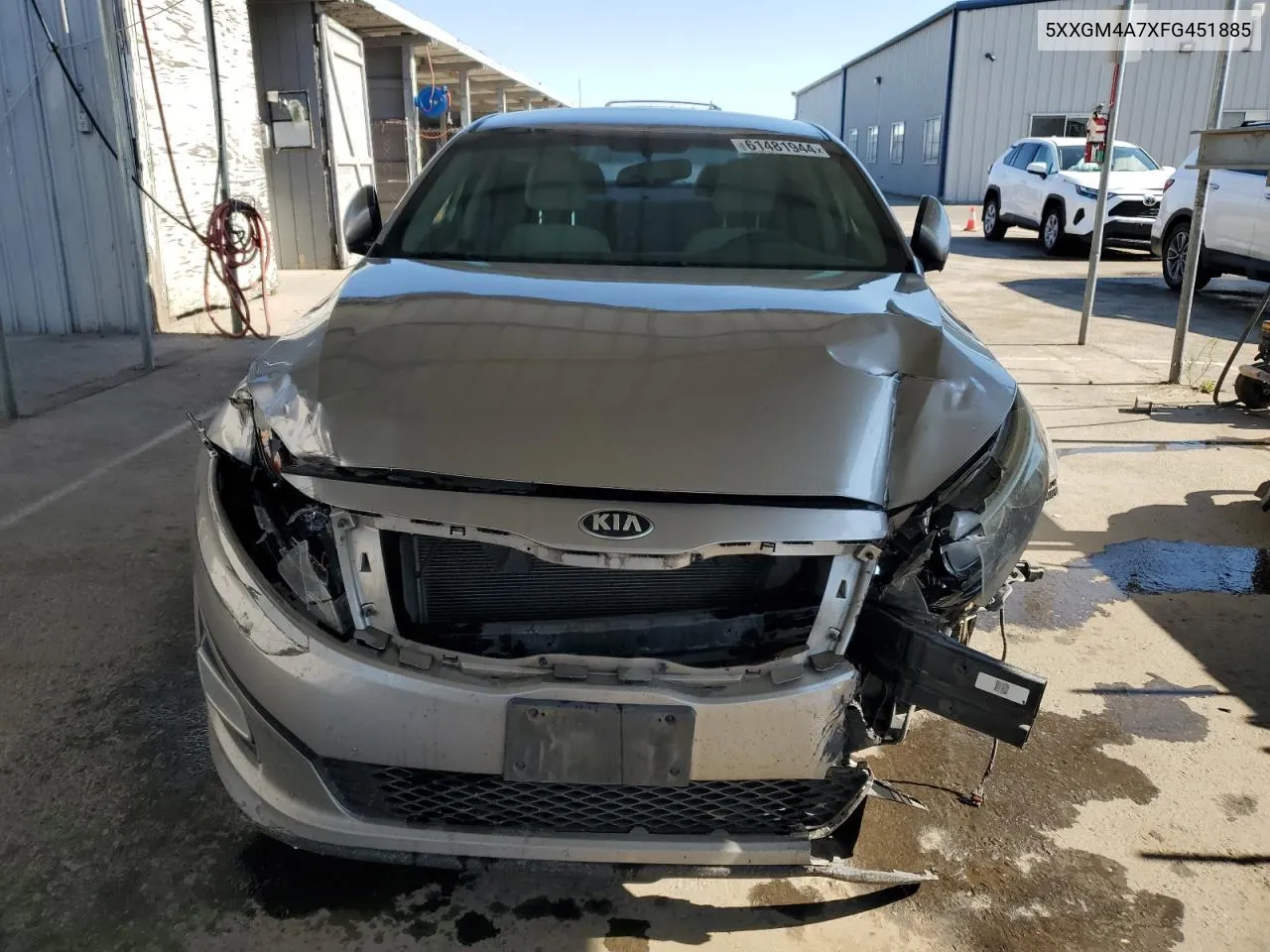 5XXGM4A7XFG451885 2015 Kia Optima Lx