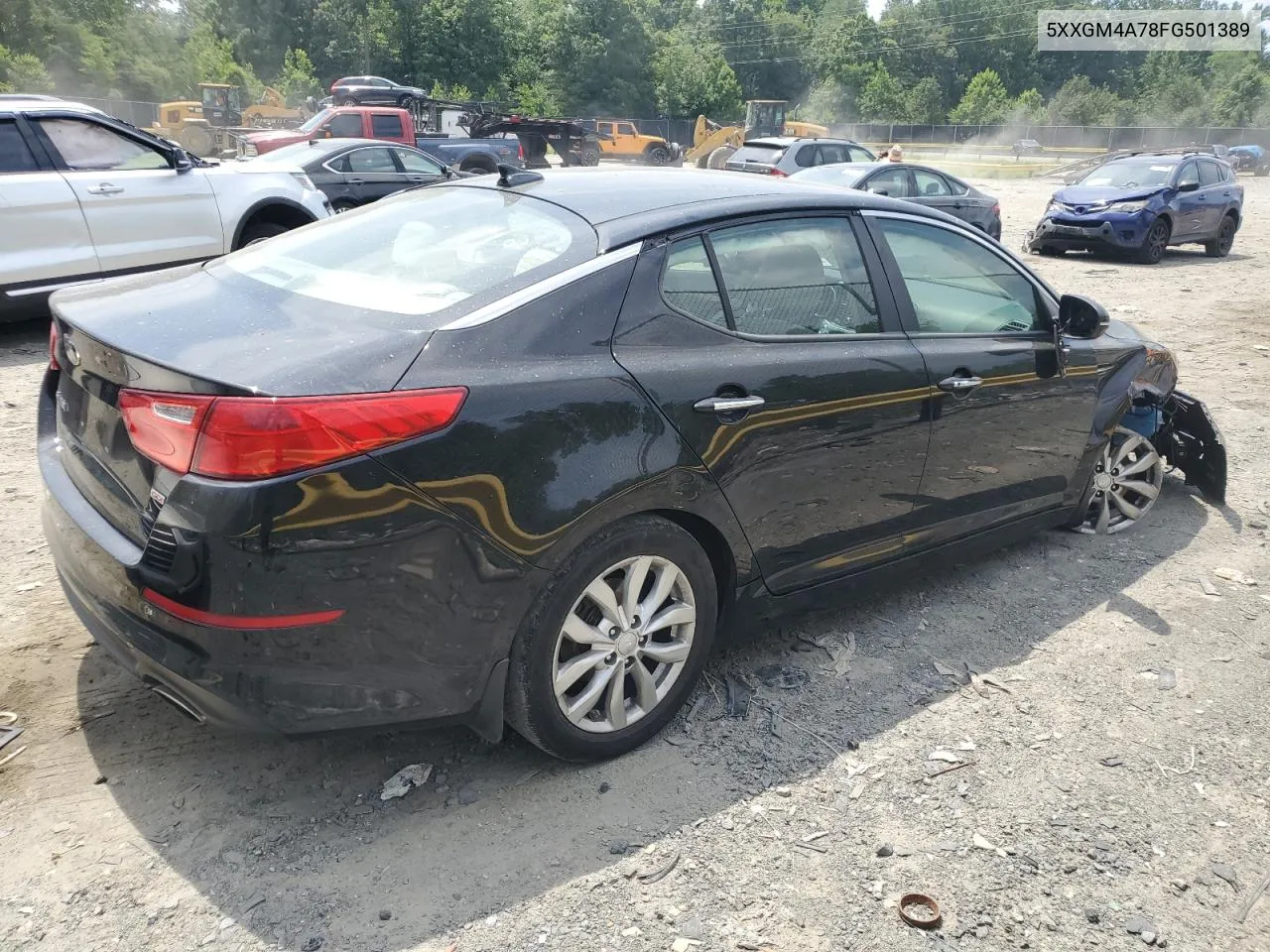 2015 Kia Optima Lx VIN: 5XXGM4A78FG501389 Lot: 61721174