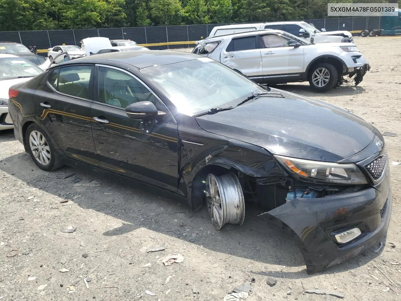 5XXGM4A78FG501389 2015 Kia Optima Lx