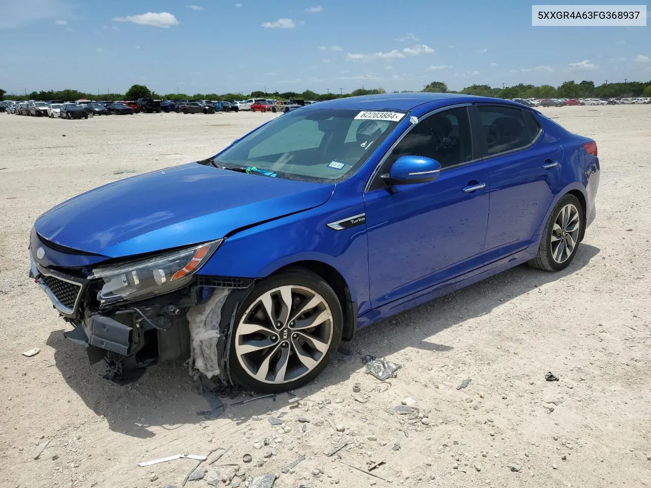 2015 Kia Optima Sx VIN: 5XXGR4A63FG368937 Lot: 62203884